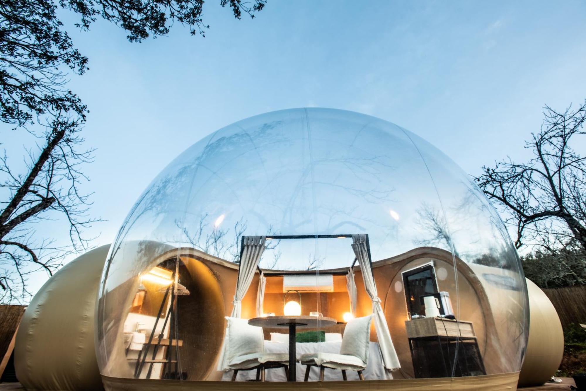 Horizonte Bubble Rooms Cortegana Eksteriør bilde